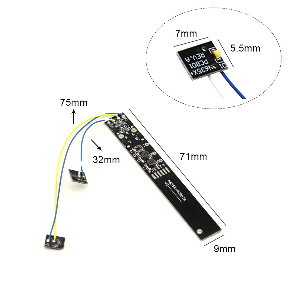 Scala N IC PCB Board Circuit Board accessori per treni ferroviari accessori di aggiornamento accoppiatore universale fai-da-te 1pc