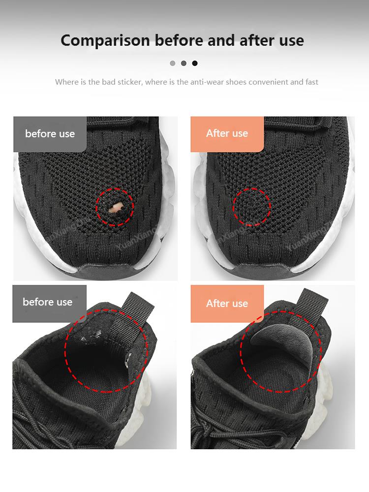 Parches para zapatos deportivos, reparación de empeine, plantillas para zapatos, parche para zapatillas, Protector de talón, parche adhesivo, reparación de zapatos, productos para el cuidado de los pies del talón