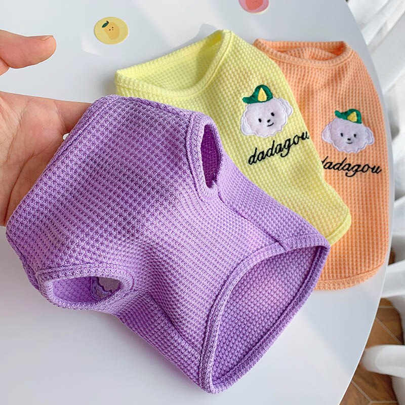 Pure Dog Clothes Spring Summer Dog Vest Shirt Clothing For Small Medium Dogs Costume Chihuahua Puppy Vest Ropa Perro