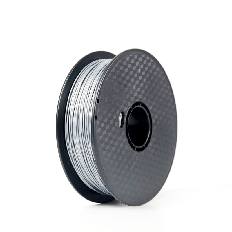 WANHAO-filamento de impresora 3D PLA + más elástico, 1kg, 1,75mm, 19 colores, materiales de filamento de impresión de plástico 3D: Silver