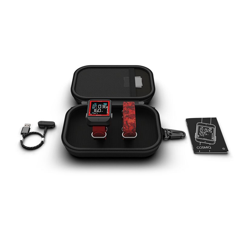 Deepblu Cosmiq+ Scuba Diving Computer Freediving Computer Smart Dive Watch 100 Meter Depth Nitrox 200 Dive Log Storage PPO2
