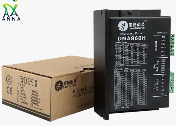 Leadshine Microstep Driver DMA860H Step Motor Driver 18V-80VDC 2.4A-7.2A for CNC Router for NEMA23/NEMA34 stepper motor