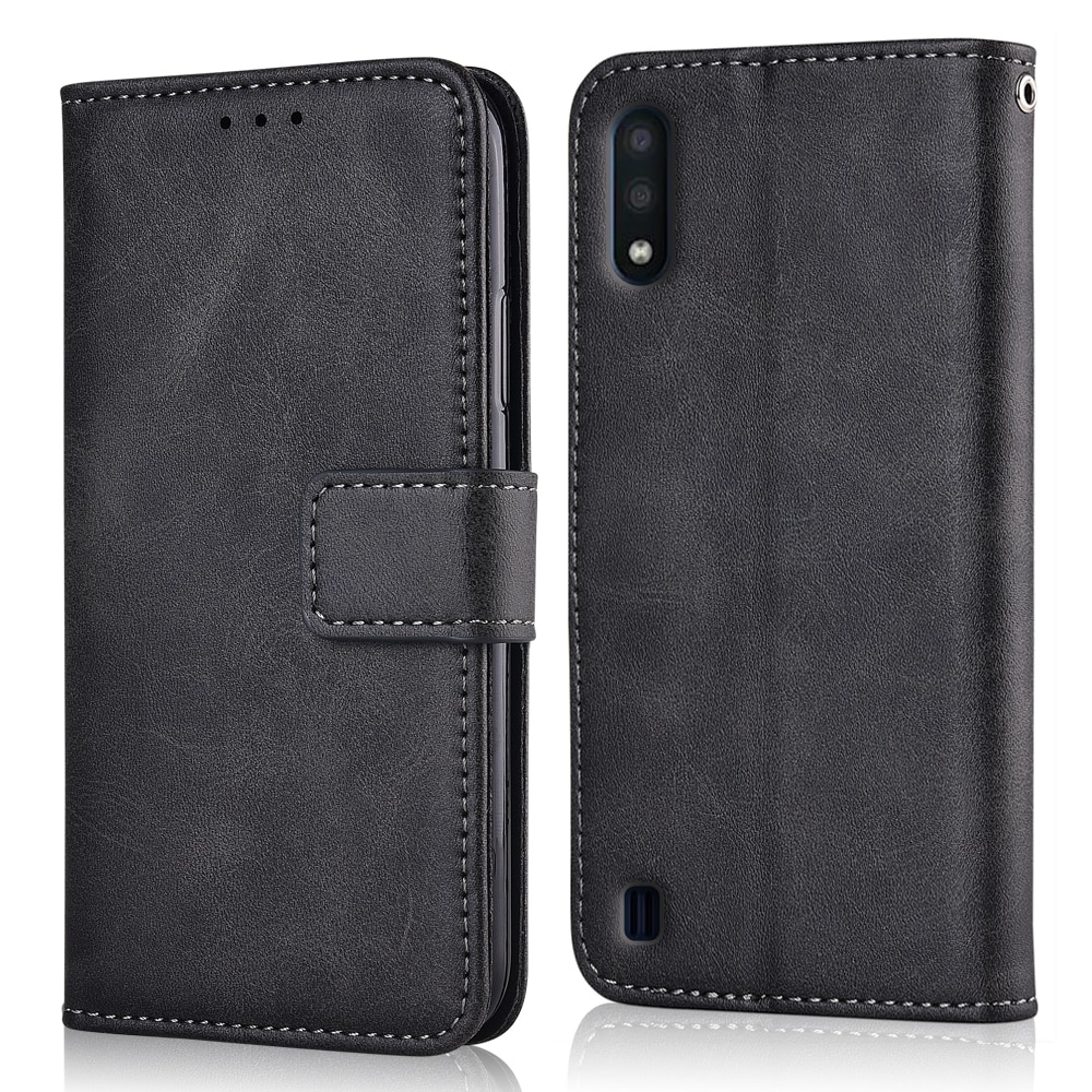 Flip Leather Phone Case Voor Samsung Galaxy M01 Case Wallet Cover Voor Samsung M01 Back Case M01 Telefoon Case