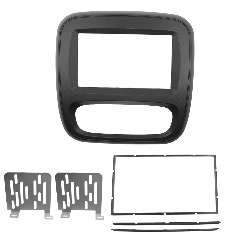2Din autoradio Fascia DVD panneau tableau de bord Kit pour Renault Trafic Opel Vivaro Up auto stéréo installation tableau de bord panneau
