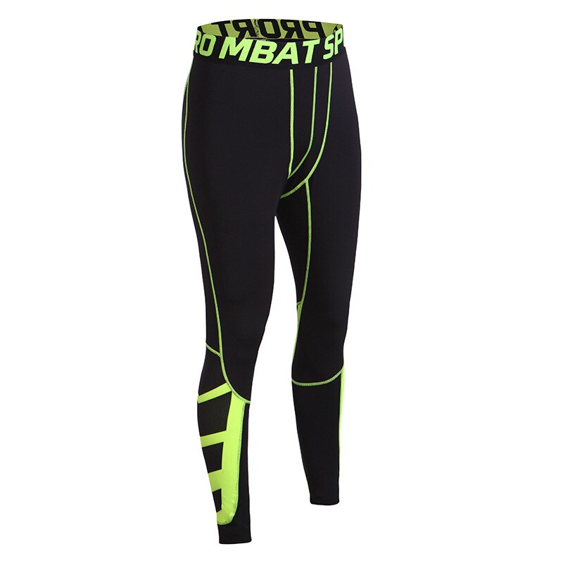 Compressão masculina calças longas camada base pele apertado ginásio ciclismo calças justas calças de ciclismo-cooree esportes jogging calças apertadas