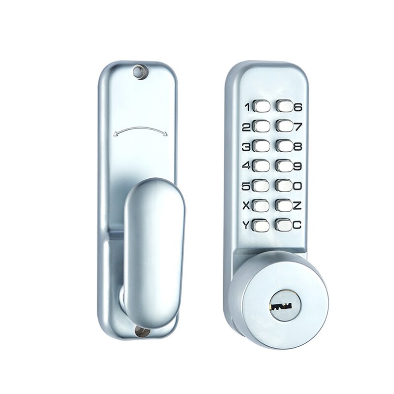 Wasserdicht Mechanische Passwort Anzahl Lock Push Button Code Lock mit schlüssel für home Apartment holz metall tür