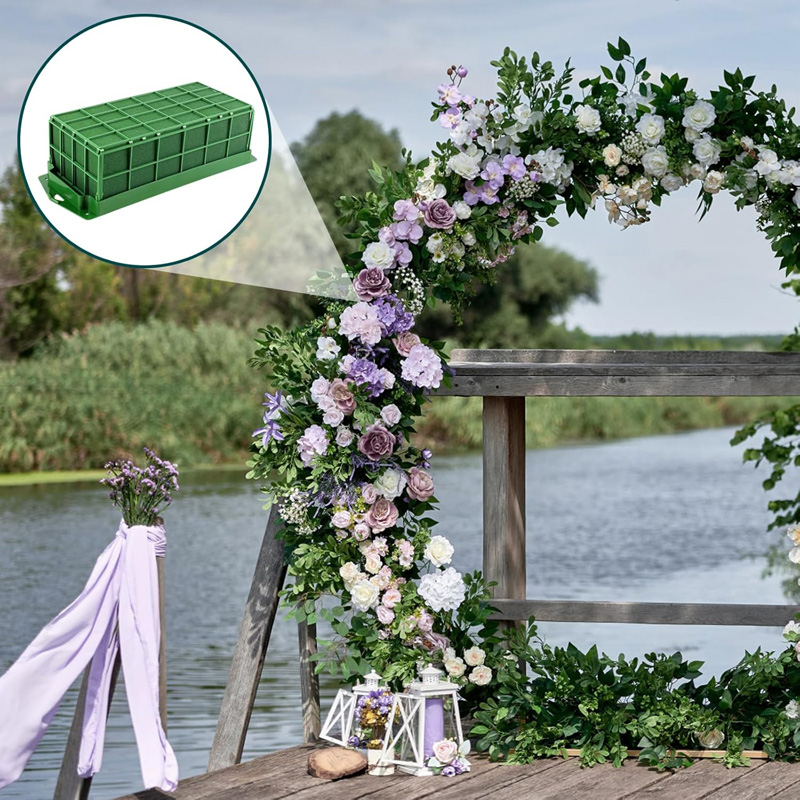 Oasis Floral Foam Baksteen Groen Vierkant Rechthoek onderste Displays Schuimblokken Decoratieve DIY Bloemist Bloemstukken