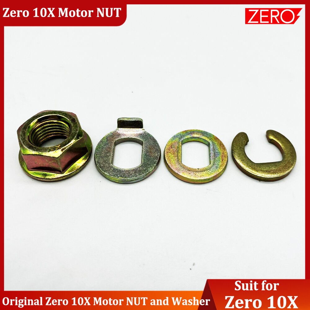 Original ZERO Accessories Zero 10X Motor NUT Motor Hook Washer Part for Zero 10X Electric Scooter Official Zero Accessories