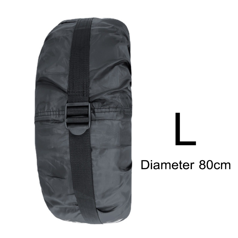 Bil reservedeler dekk deksel oppbevaringspose auto hjul dekk beskytter støvtett vanntett bag polyester deksler s/l dekk tilbehør: Svart l