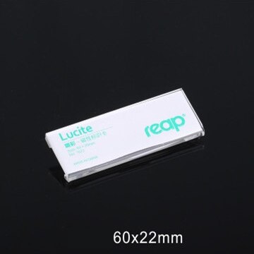 Pin-no Suporte de Acrílico Para O Cartão De ID nome da placa de identificação tag cartão de IDENTIFICAÇÃO crachá conferência de alfinetes de segurança de plástico pin no suporte: 7310 60X22mm