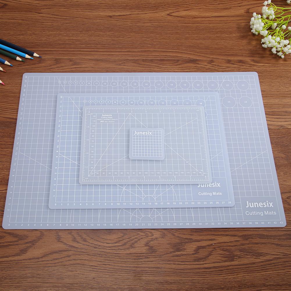 Transparent PVC Cutting Mat Pad Patchwork Tool Cut Board Writing Drawing Pad Safety and Reliability Kitchen Must Have Artifacts
