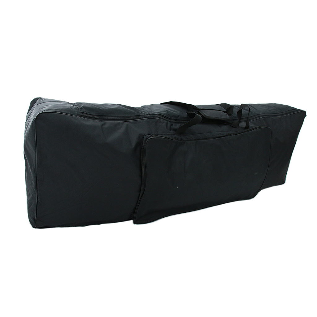 Chehery Housse De Transport Pour Clavier électrique 49 Touches - Sac De Transport Léger Et Imperméable Oxford Pour Clavier MIDI, Noir, Moderne