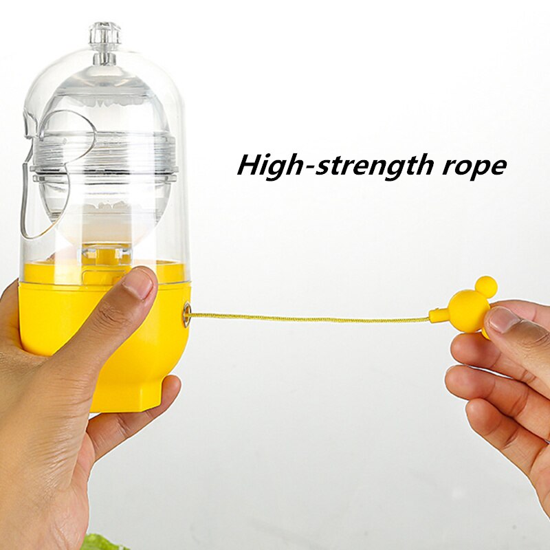 Egg Scrambler Shaker Whisk Hand Powered Golden Egg Maker Mixer Cooking Utensil Egg Scrambler Convenient Golden Egg Maker for Kid