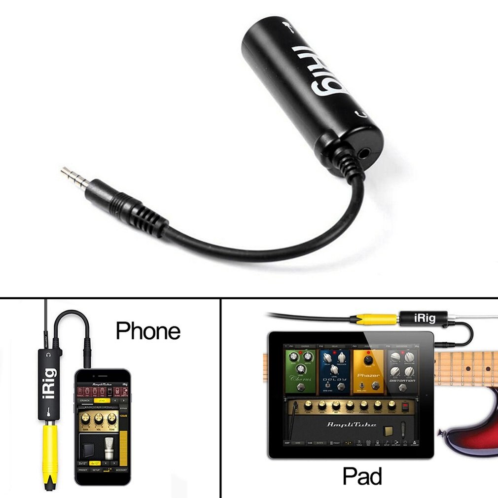 Voor Irig Mobiele Effecten Gitaar Effecten Bewegen Gitaar Effecten Vervangen Gitaren Met Telefoon Gitaar Interface Converters