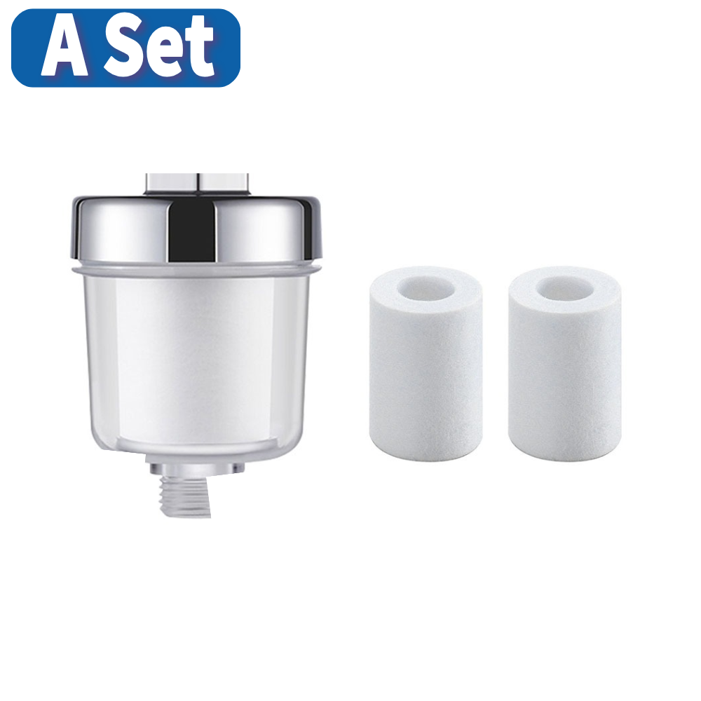 Dusch filter transparentes Badezimmer filtration system 5 Mikron pp Baumwoll filter Haushalts wasserfilter 3,5x2,4 Zoll für die Küche zu Hause: green