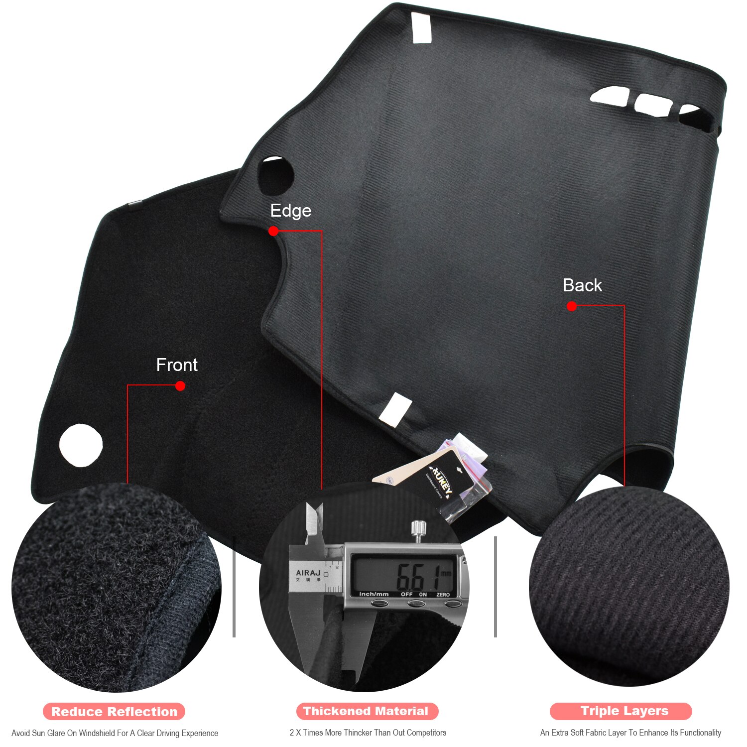 Xukey dla chevrolet Aveo T200 2003 - 2011 Daewoo Gentra T250 2005 - 2011 Ravon Nexia R3 2015 - 2020 Dashmat pokrywa deski rozdzielczej mata na deskę rozdzielczą