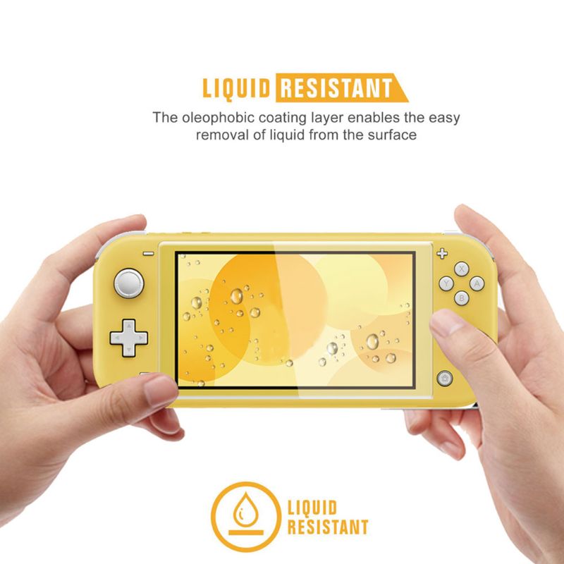2pz anti-graffio Protezione Dello Schermo in Vetro Temperato Pellicola Protettiva per Nintend Interruttore Lite consolle di Gioco Accessori Da Gioco