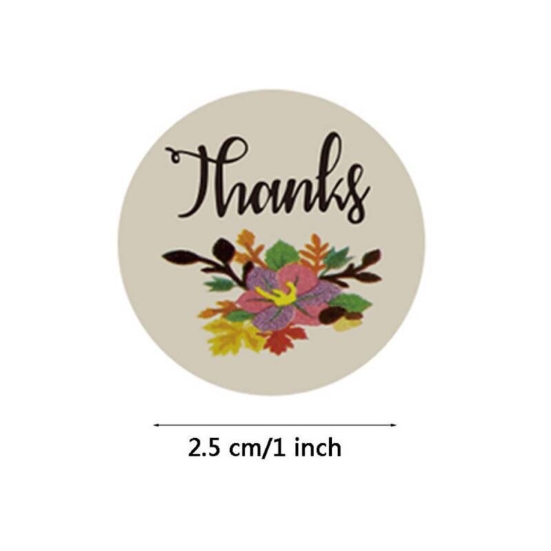 500 stuks/rol 8 kleuren stickers bruiloft verpakking handgemaakte envelop zegel label scrapbooking briefpapier sticker