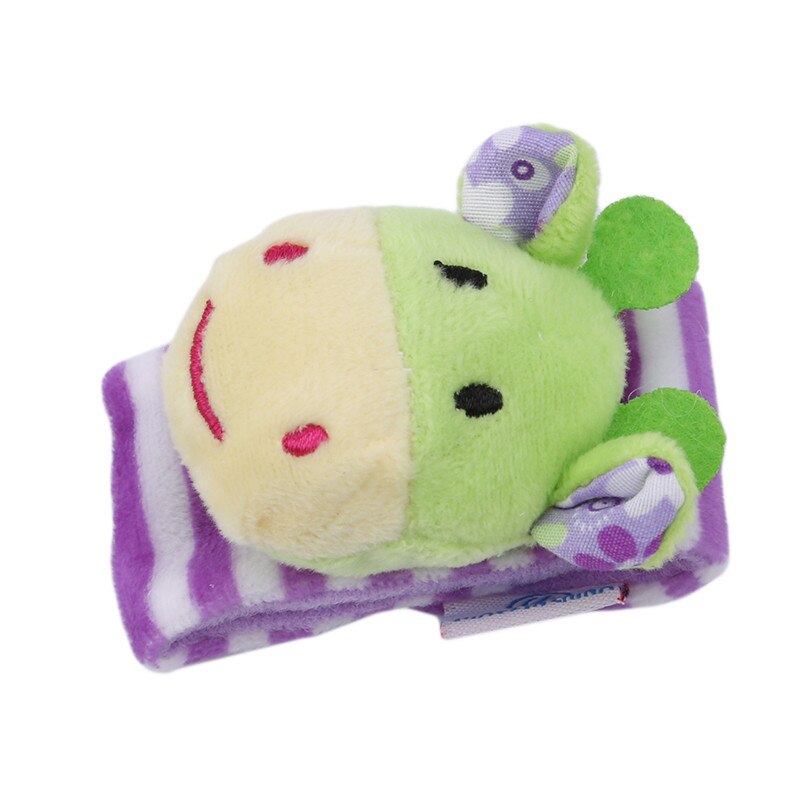 Leuke Cartoon Dier Vroeg Onderwijs Soft Hand Bell Rammelaars Kids Knuffels Baby Pols Rammelaar Speelgoed