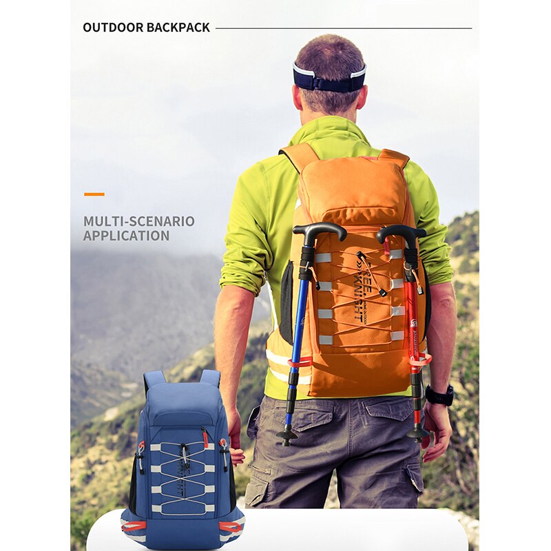 40L männer unisex Wasserdichte Rucksack Reisen Pack Sporttasche Pack draussen Wandern Klettern Camping Rucksack Für Männlich Weiblich Frauen