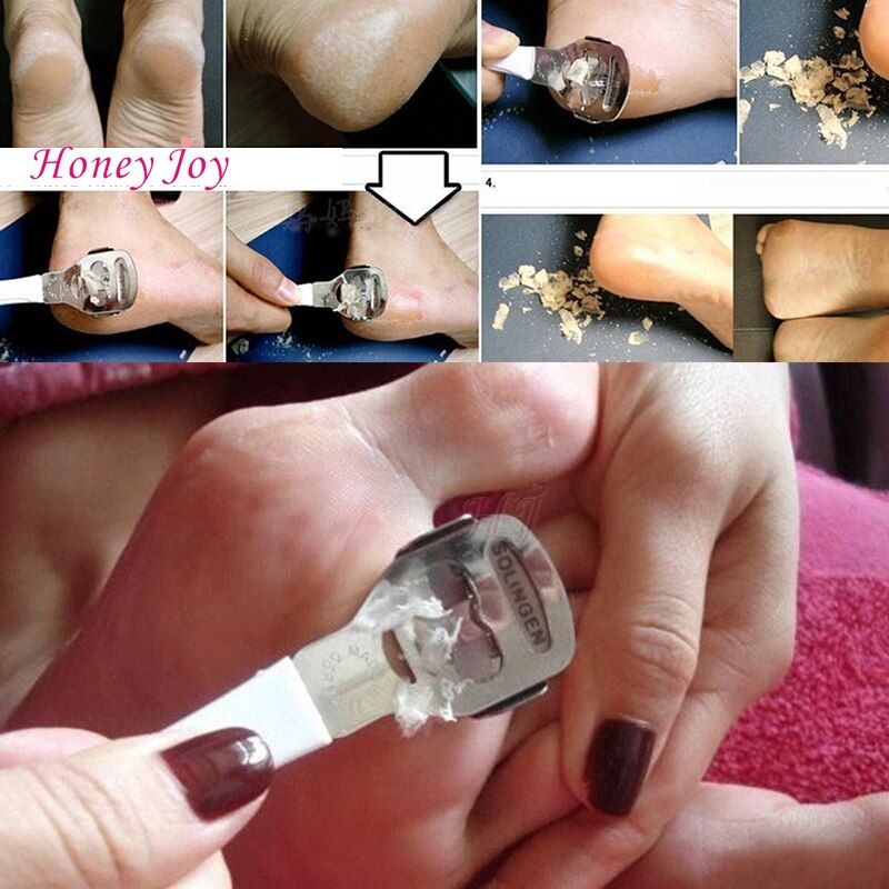 Pedicure Care Set Voet Dode Huid Schraper Remover Voet Hard Tough Skin Eelt Rasp Bestand Kit + 10 Stuks Bladen