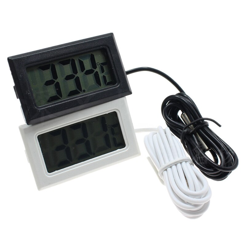 Wasserdichte LCD Elektronische Haustier Aquarium Thermometer Digital draussen Temperatur Messen Werkzeug Mit Sonde Aquatische Produkte