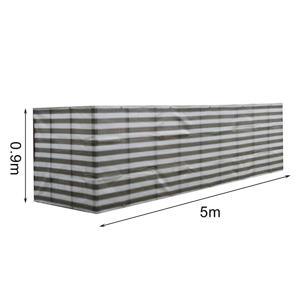 Balcony Sunshade Net Portable DIY Privacy Screen Fence Mesh Sunshade Net for Household Supplies