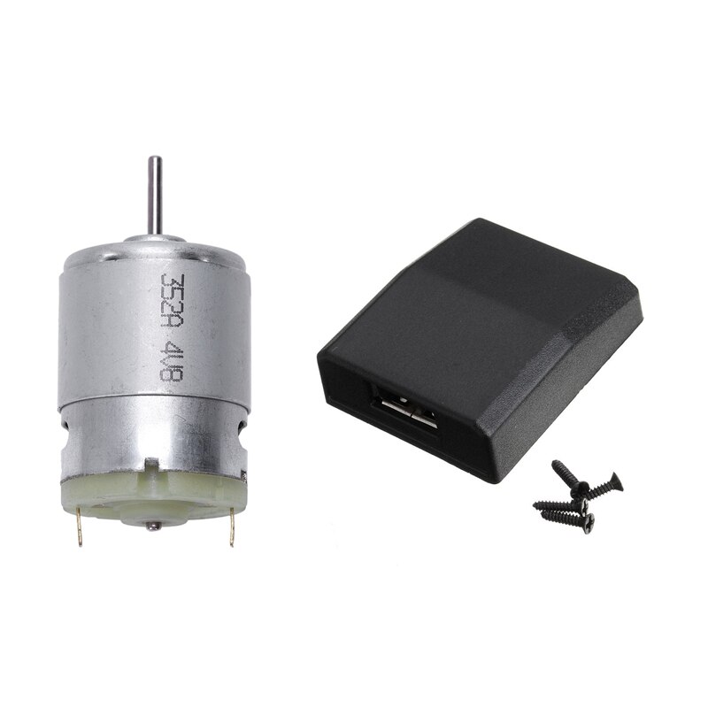RS380 DC 1,5-18V 30000RPM Mini Motor- 38X28mm mit Solar- Tafel Falten Tasche USB Kreuzung Kasten DIY spezielle