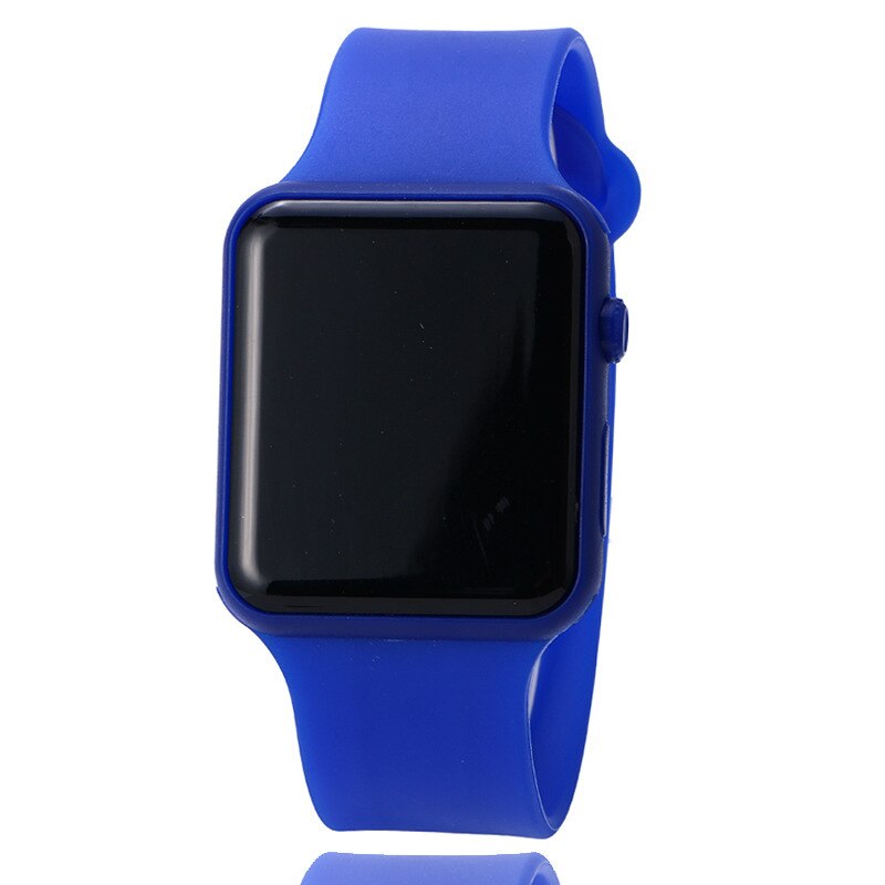 Novo confortável relógio de moda crianças silicone relógio led criança pulseira esporte simples adolescente/menina relógio de pulso