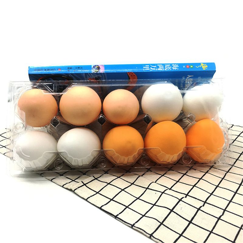 Simulation Egg Stress Ball Prank Joke Toy Stress Relief Squeeze Toy Antistress Ball