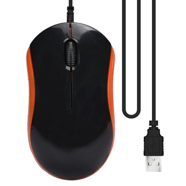 Mouse da gioco cablato ottico mouse USB LED Mouse per PC Laptop 20A Drop Shipping mouse cablato nero