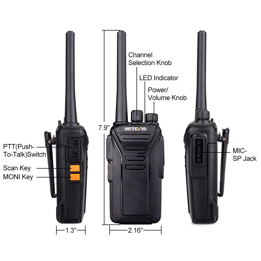 2pcs Retevis RT27 Walkie Talkie PMR Radio PMR446/FRS 0.5 W/2 W VOX USB Opladen Scrambler draagbare 2 Way Radio Station Transceiver