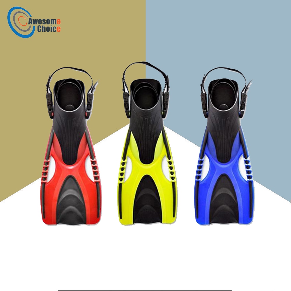 Lightweight Long Fins Diving Fins Swimming Diving Equipment Adult Adjustable One-piece Assisted Long Duck Webs Scuba Swim Fins