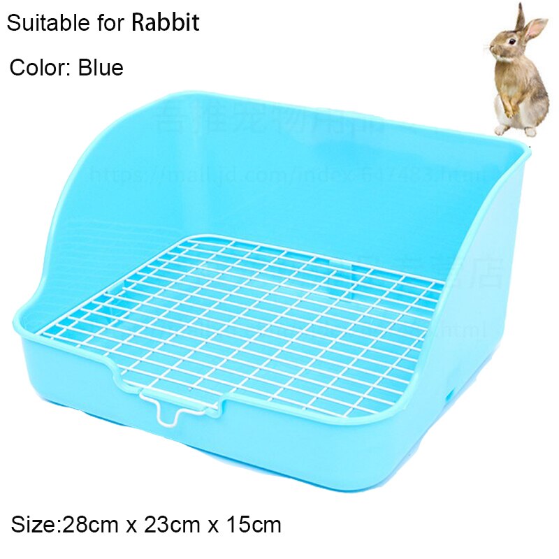 Bac à litière d'angle pour animaux domestiques, pour Hamster, chat, lapin, nettoyage, intérieur, formation pour petits animaux: 1