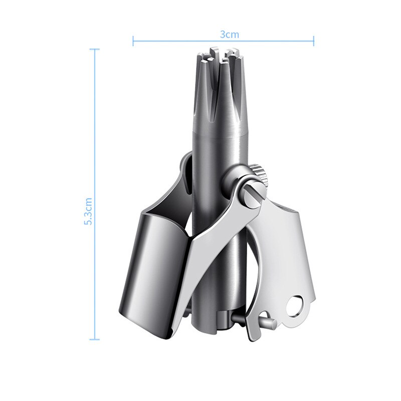 Manually Portable Wash Nose Hair Mechanical Nose Hair Nose Hair Trimmer Nasal Shaver Washable