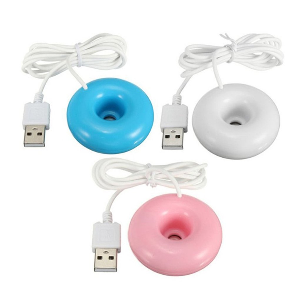 1 Pcs Usb Office Desktop Mini Luchtbevochtiger Draagbare Luchtreiniger Donut Luchtbevochtiger Mini Spuit