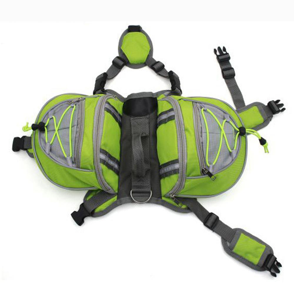 Hond Rugzak Waterdichte Verstelbare Nylon Huisdier Rugzak Hond Zadeltas Voor Grote Hond Wandelen Reizen Huisdier Accessoires S/ m/L