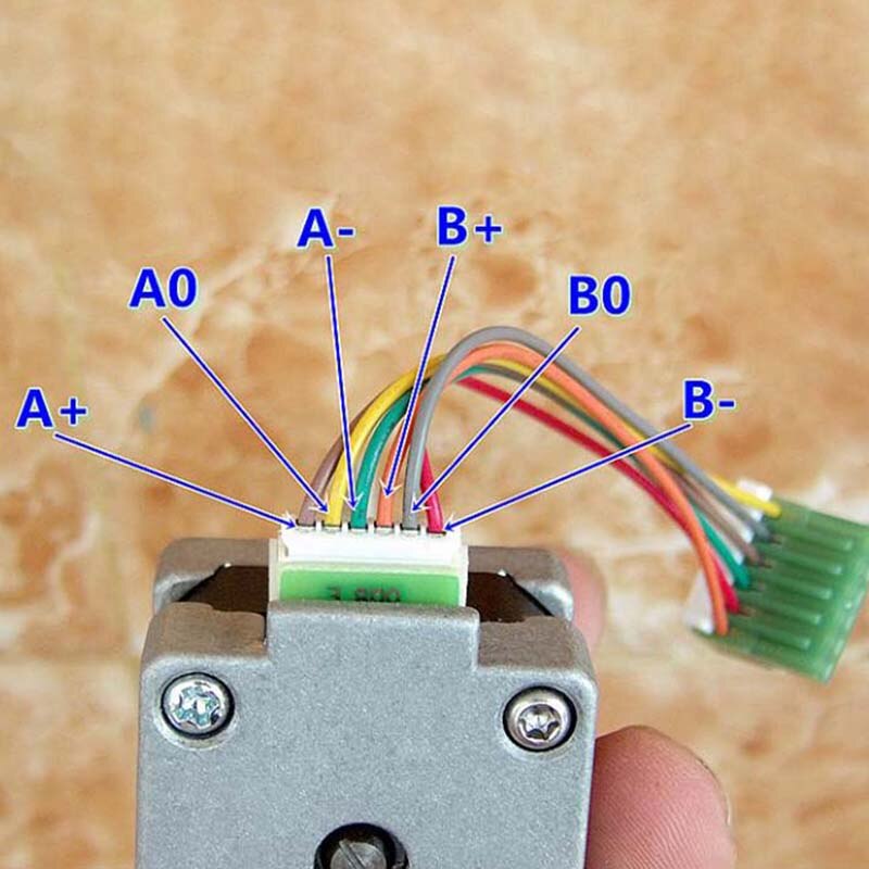 35mm Micro Stepper Motor 2-Phase 6-Wire Step Angle: 1.8 Degrees With Dual Ball Bearing NEMA 14 Motor 64mm Long Screw Rod Shaft