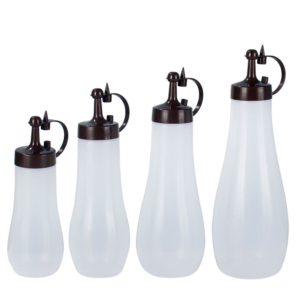250/360/480/720ml bouteille de compression avec bouchon pour Ketchup moutarde Mayo Sauces chaudes huile d'olive Condiment presser bouteille outils de cuisine