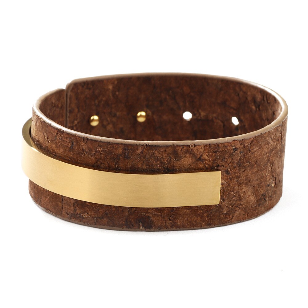 Alligator Charme Leder Armbinde für Frauen Gold edelstahl U bilden Femme Breite Armbänder Armreifen Schmuck