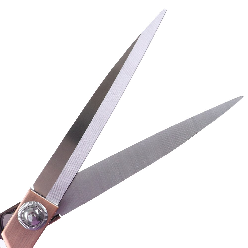 K38 Stainless Steel Tijeras Costura Gold-Plated Tailoring Fabric Scissors Home Office Sharp Sewing Cloth Cutting Scissors 26 CM