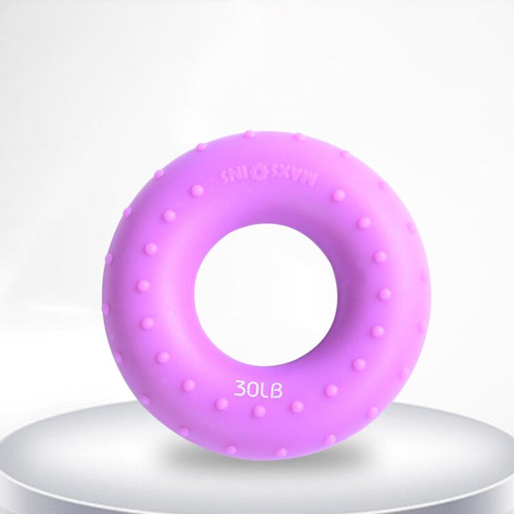 Antistress Hand Expander Hand Gripper Forearm Dynamometer Strengthen Training Hand Finger Exersiser Hand Trainer Grip Strength: plum