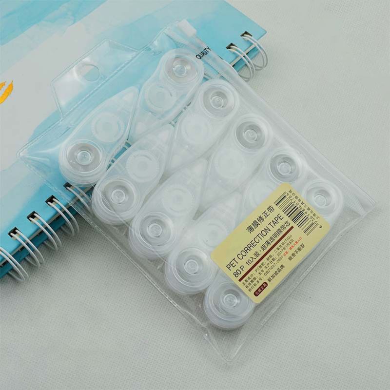 10Pcs Practical Correction Tape Roller 6m Long White Sticker Study Office Stationery Tool L41E