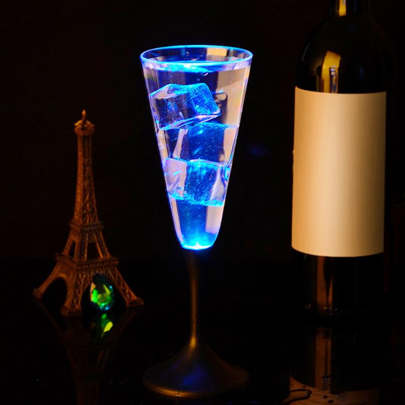 Water Inductieve Led Cup Gloeiende Champagne Bier Wijn Whisky Cup Vloeibare Vruchtensap Glas Mok Festival Party Drinkware Bar Ktv