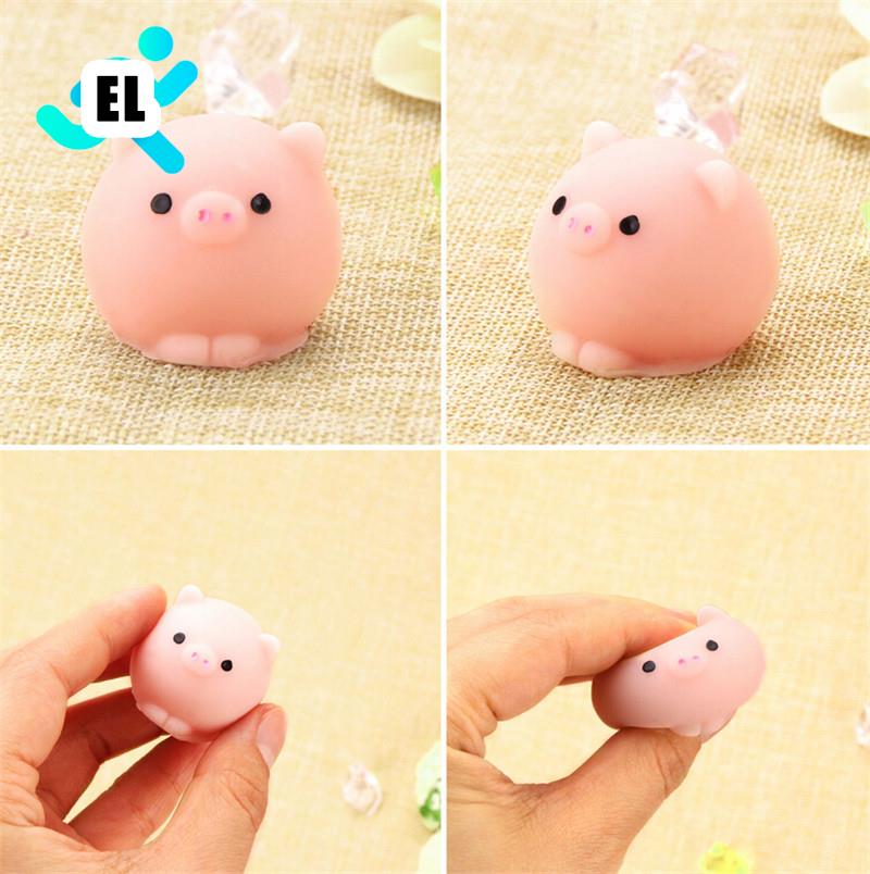 Boule de cochon Mochi Squishy, jouet à presser, prière, Collection Kawaii, amusant, , jouets Anti-stress, poignées