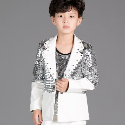 sterben neuen jungen jacke pailletten anzug freundlicher klavier tanz Chor kostümich bühne kleidung Moderator: XXL