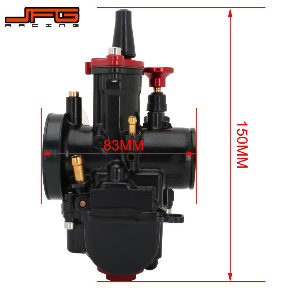 Motocicleta 21 24 26 28 30 32 34mm universal negru pentru mikuni maikuni pwk carburator scutere atv cu power jet dirt bike