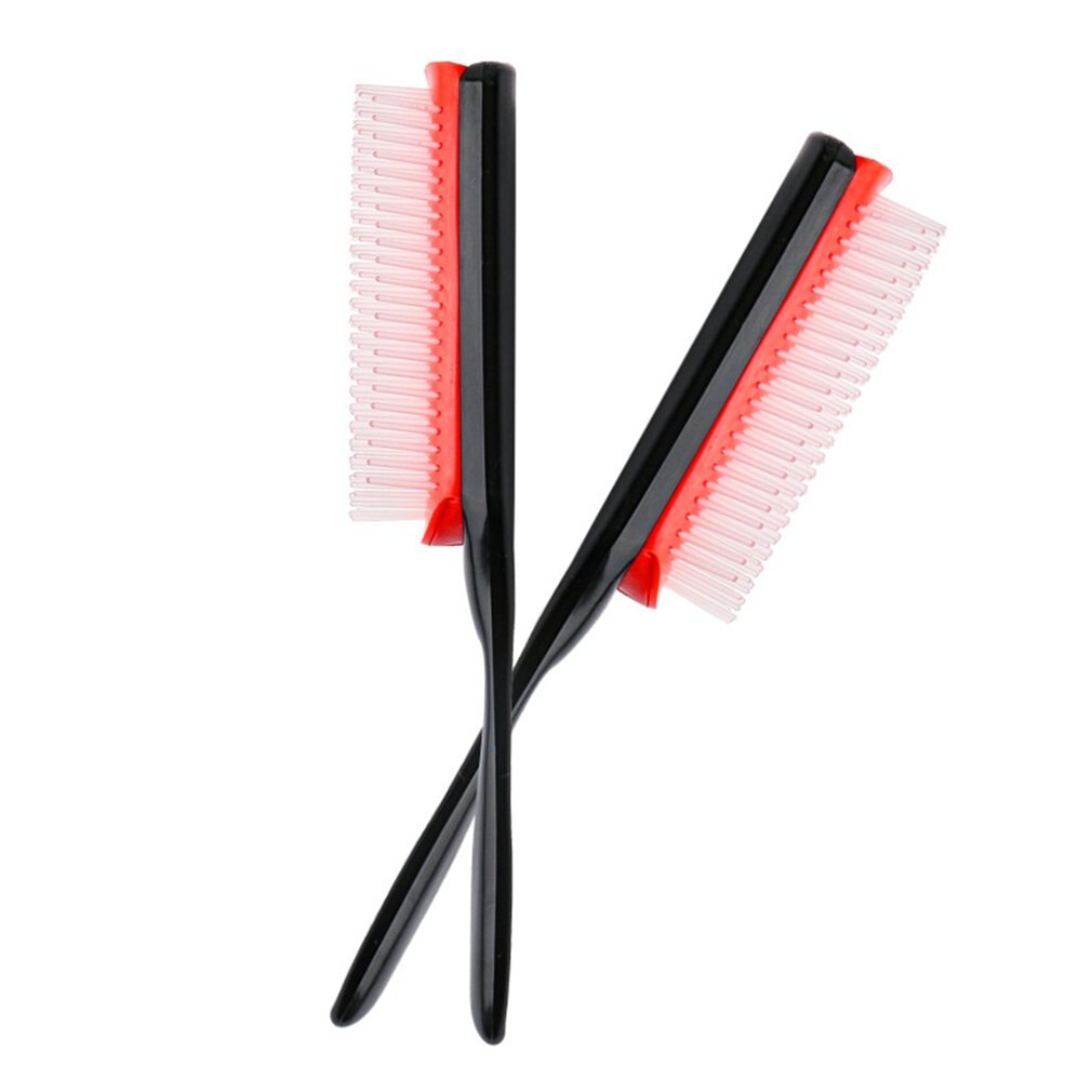 Men'S Hair Comb Nine Rows Styling Comb Curly Straight Hair Massage Comb Ribs Comb Hair Comb Hairdressing Tool