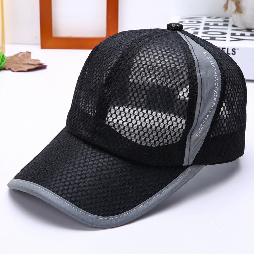 Womail baseball cap Unisex Paar Mode Zomer Ademend Mesh Baseball Cap Sport Hoeden Verstelbare Hoed f21