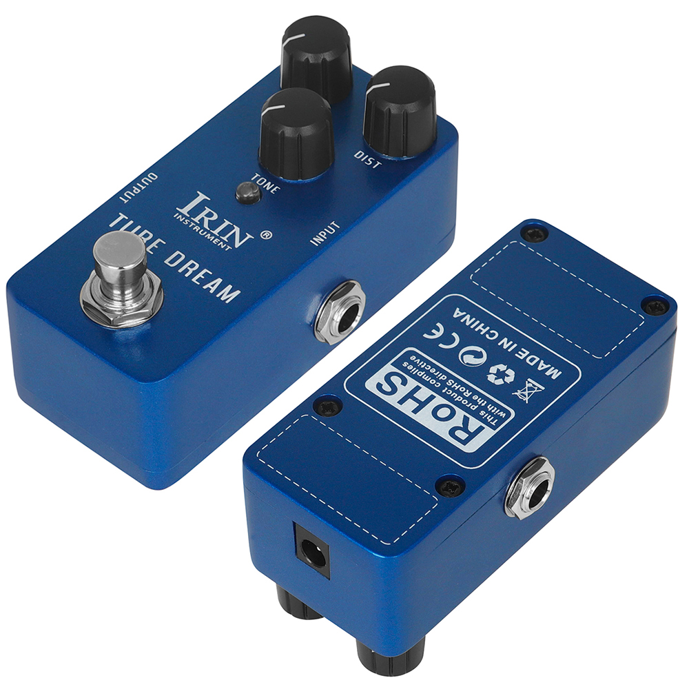 Pedales de efectos de guitarra serie IRIN RS, Pedal de efectos de guitarra eléctrica de aleación de aluminio, accesorios de guitarra para instrumentos de cuerda